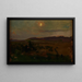 Lever de lune - Jan Stanisławski — inramlat konstverk på väggen