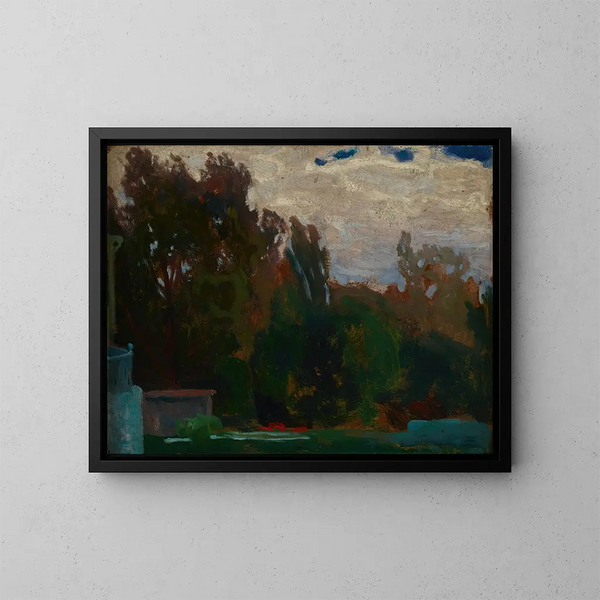 Parc à Kiev - Jan Stanisławski — inramlat konstverk på väggen