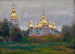 Klostret Saint-Michel i Kyiv - Jan Stanisławski — vy av konstverket