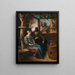En beundrare med en ung kvinna - Jan Steen — inramlat konstverk på väggen