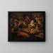 As de cœur - Jan Steen — inramlat konstverk på väggen