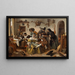 Uppmärksamhet på lusten - Jan Steen — inramlat konstverk på väggen