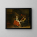 Fermier som äter ägg - Jan Steen — inramlat konstverk på väggen
