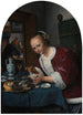 Fille som äter ostron - Jan Steen — vy av konstverket