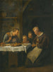 Nåd före en måltid - Jan Steen — vy av konstverket