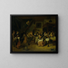 bröllop mellan bönder - Jan Steen — inramlat konstverk på väggen