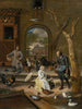 Porträtt av Jacoba Maria van Wassenaer 1654-1683, känd under namnet La Basse-cour - Jan Steen — vy av konstverket