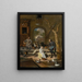 Porträtt av Jacoba Maria van Wassenaer 1654-1683, känd under namnet La Basse-cour - Jan Steen — inramlat konstverk på väggen