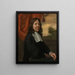 Självporträtt - Jan Steen — inramlat konstverk på väggen