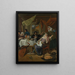La Maison Dissolue - Jan Steen — inramlat konstverk på väggen