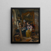 La leçon de dessin - Jan Steen — inramlat konstverk på väggen