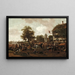 La foire à Oegstgeest - Jan Steen — inramlat konstverk på väggen