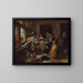 Le concert de famille - Jan Steen — inramlat konstverk på väggen