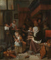 La fête de Saint Nicolas - Jan Steen — vy av konstverket