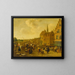 Le marché aux poissons à Leyde - Jan Steen — inramlat konstverk på väggen