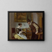 La leçon de clavecin - Jan Steen — inramlat konstverk på väggen