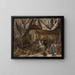 La Vie de l'homme - Jan Steen — inramlat konstverk på väggen