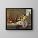 Le joueur de luth - Jan Steen — inramlat konstverk på väggen