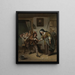 L'Entreprise - Jan Steen — inramlat konstverk på väggen