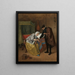 La femme malade - Jan Steen — inramlat konstverk på väggen