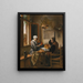 La prière avant le repas - Jan Steen — inramlat konstverk på väggen