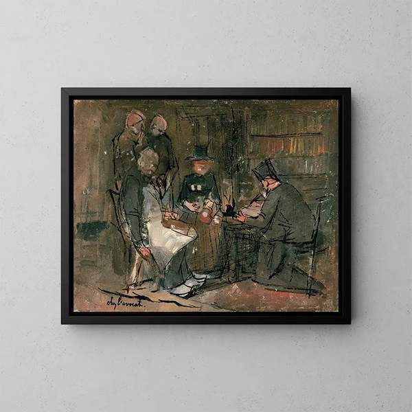 vid advokatbyrån - Jan Toorop — inramlat konstverk på väggen