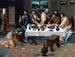 Le Christ dans la maison de Simon - Atelier de Jan van Dornicke — vy av konstverket