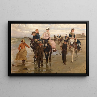 Jan Verhas - Promenade on the Beach HeistaanZee.webp