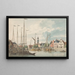 Vue de De Lemmer - Jan Weissenbruch — inramlat konstverk på väggen
