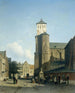 Église Saint-Denis de Liège - Jan Weissenbruch — vy av konstverket