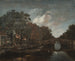 Herengracht i Amsterdam - Jan Wijnants — vy av konstverket