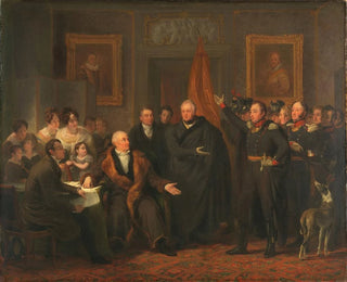 Jan Willem Pieneman - Triumvirate Assuming Power in the Name of the Prince of Orange 21 November 1813.webp