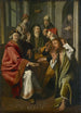 Judas som räddar silvermynten - Jan Woutersz — vy av konstverket