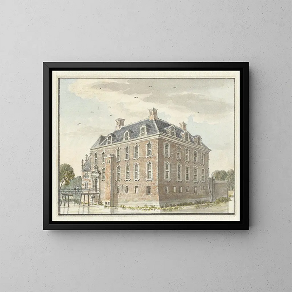 La Maison de Baek - Jan de Beijer — inramlat konstverk på väggen