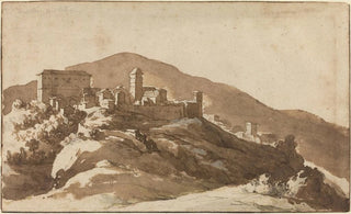 Jan de Bisschop - A View of Savelli near Albano.webp