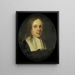 Portrait av en man - Jan van Assen — inramlat konstverk på väggen