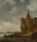 ett lantligt hus nära vattnet - Jan van Goyen — vy av konstverket
