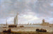 flodmynningen i Meuse - Jan van Goyen — vy av konstverket