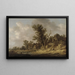 Repos dans une taverne - Jan van Goyen — inramlat konstverk på väggen