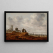 La vieille église à Egmond aan Zee - Jan van Goyen — inramlat konstverk på väggen