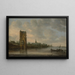 La Porte Pelkus nära Utrecht - Jan van Goyen — inramlat konstverk på väggen