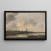 Vy av staden Arnhem - Jan van Goyen — inramlat konstverk på väggen