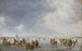 vinterscen på isen - Jan van Goyen — vy av konstverket