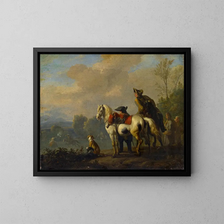 Jan van Huchtenburg - A Duel on Horseback.webp