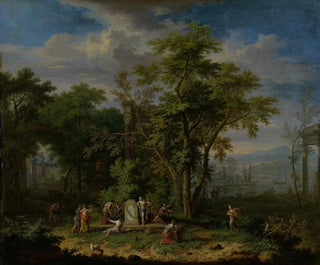 Jan van Huysum - Arcadian Landscape with a Ceremonial Sacrifice.webp
