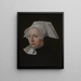 Portrait d'une femme - Jan van Scorel — inramlat konstverk på väggen
