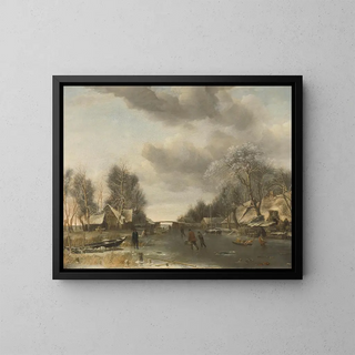 Jan van de Cappelle - Winter Scene.webp