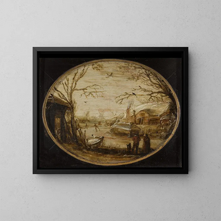 Jan van de Velde the younger - Winter Landscape.webp