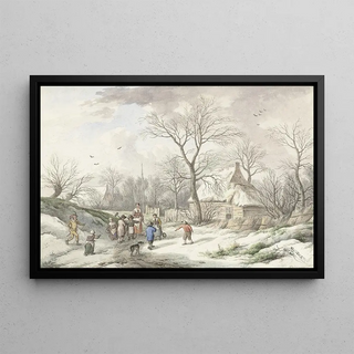 Jan van der Meer the Younger - Winter Assembling for Shrove Tuesday.webp