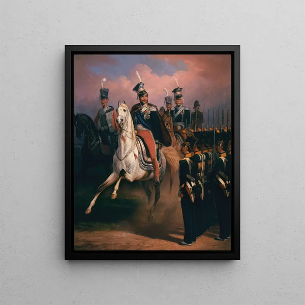 January Suchodolski - Prince Jzef Poniatowski before the front of grenadiers.webp